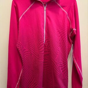 Nike Women's Fuchsia 1/4 Zip Up